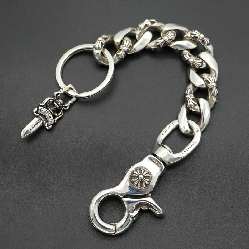 Chromehearts調 キーリング ダガー クリップ 3リンク SV 楽天市場】CHROME HEARTS CLIP W/ DAGGER KEY RING クロムハーツ