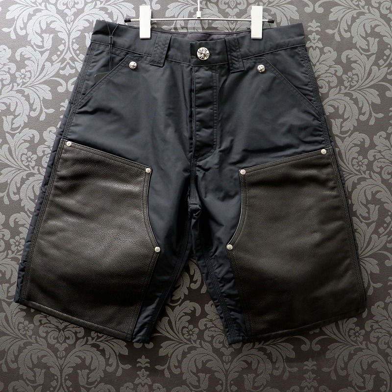 ハセ　クロムハーツ　ハーフパンツ　ナイロンショーツ　サイズ36 Chrome Hearts - クロムハーツ SAILIN ON HLF PNTS クロス刺繍