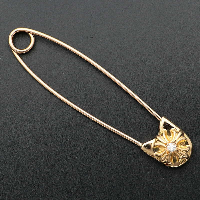 激レア クロムハーツ22kセーフティピン ラージ CHROME HEARTS クロムハーツ 22k セーフティピン ラージ