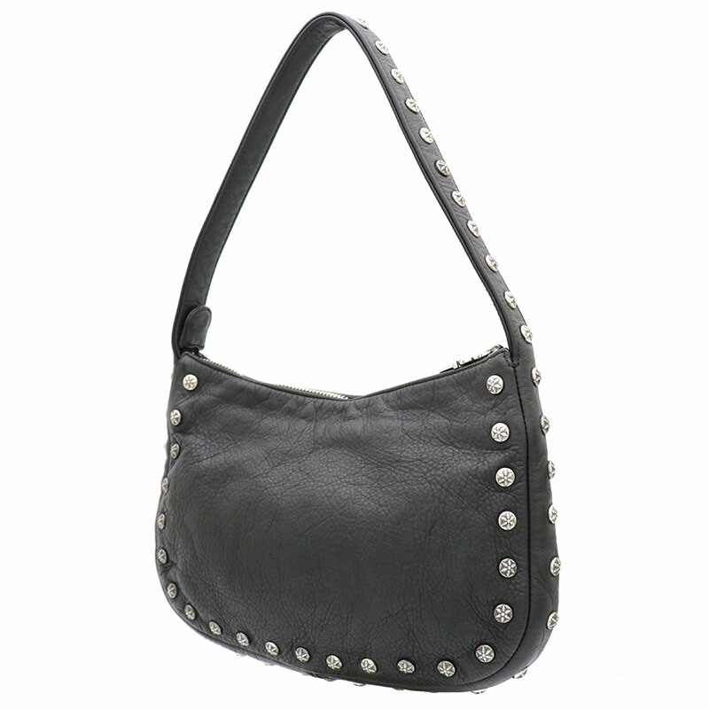 クロムハーツ【CHROMEHEARTS】 ワンショルダー / セミショルダーバッグ / ポーチ / スターボール92個 / ブラック【中古】122589