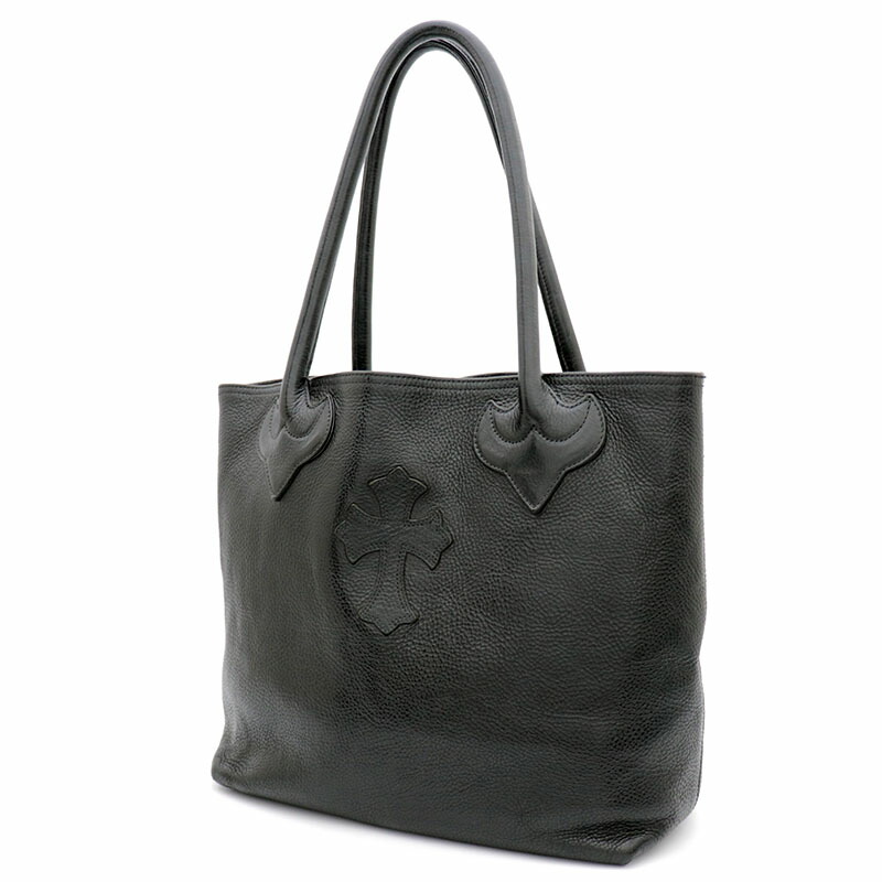CLRです。クロムハーツブラックレザー トートバッグ CHROME HEARTS LEATHER TOTE BAG AOYAMA 20th ANNIVERSARY