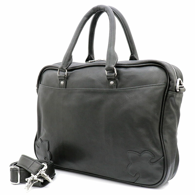 楽天市場】クロムハーツ ビジネスバッグ レザー フレアニーパッチ 2way