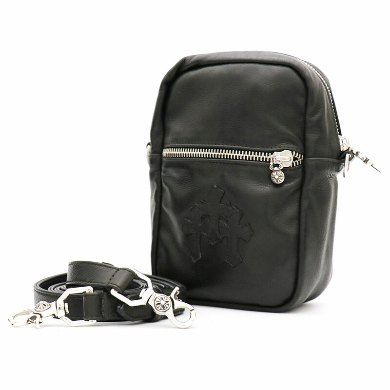 クロムハーツ【CHROMEHEARTS】 TAKA MINI LTHR / 隼 ミニ / ショルダーバッグ / セメタリークロスパッチ【中古】14181