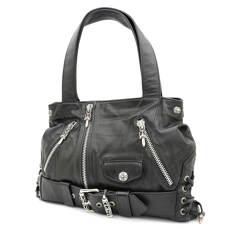 クロムハーツ【CHROMEHEARTS】【ラージ】JJ DEAN/JJディーン/トートバッグ/ショルダーバッグ 【中古】14939