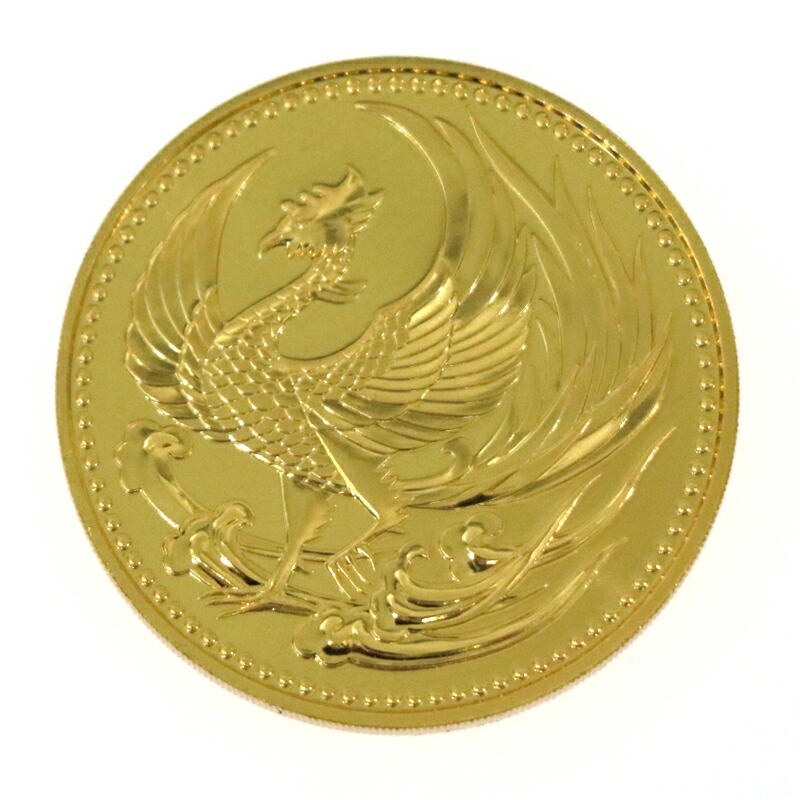 楽天市場】K24 金貨 純金 十万円 記念 硬貨 天皇陛下 御在位六十