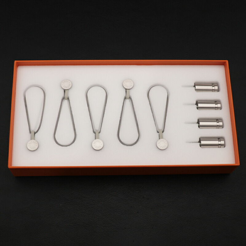 楽天市場】HERMES エルメス マグネット式 スカーフホルダー FIXATION