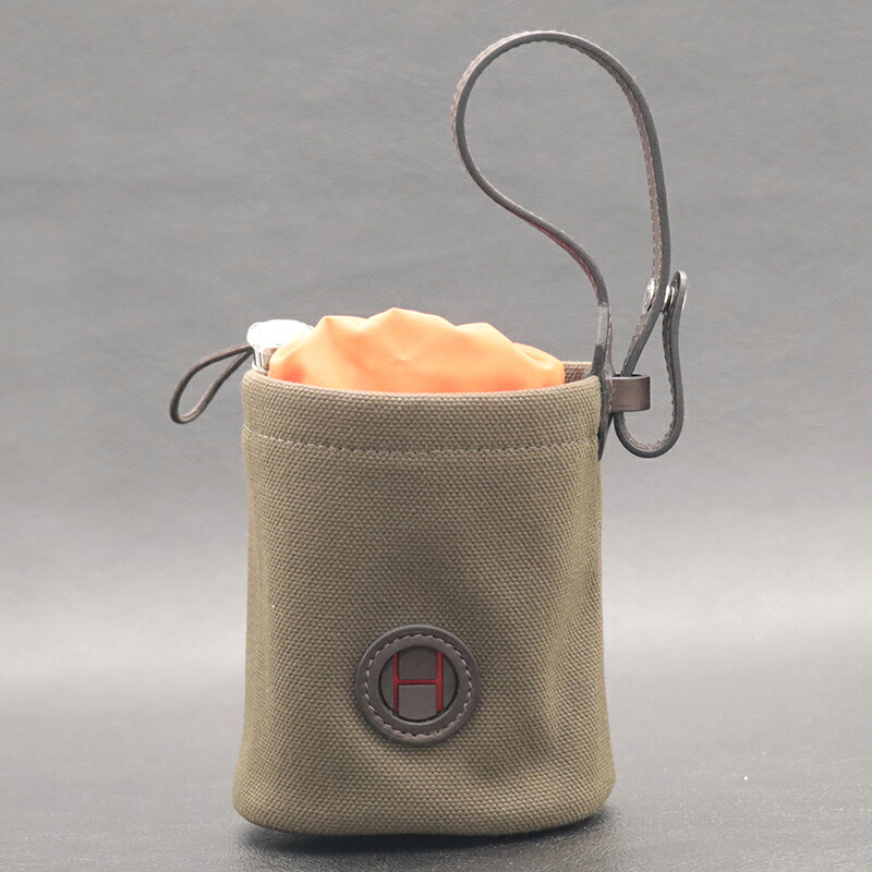 エルメス【HERMES】 犬用トリーツポーチ/御徒面子 惹き付ける/セリエ/カーキ/フー/B目じるし （2023年齢）【中古】122913