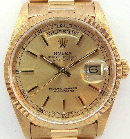メンズ時計【中古】　ROLEX　ロレックス　デイデイト　18238　（L番）1989年頃【楽ギフ_包装選択】