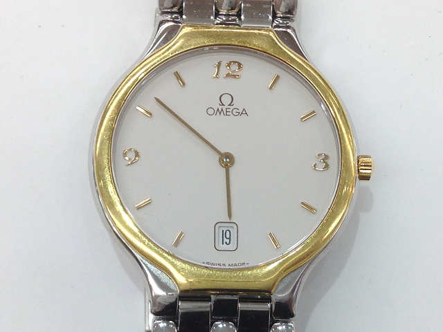 お見舞い メンズ時計 中古 Omega オメガ Deville デビル クオーツ時計 楽ギフ 包装選択 O Rashiastrologer Com