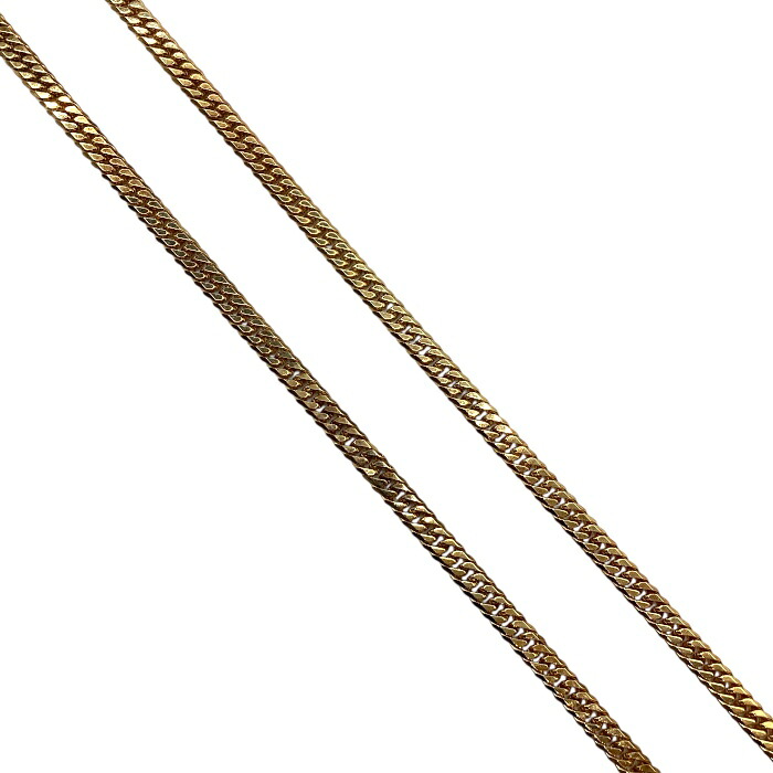 【中古】　喜平　6Wネックレス　K18　ゴールド　金　6面　ダブル　約２０．３ｇ　約５０ｃｍ　喜平ネックレス【楽ギフ_包装選択】｜質屋かんてい局上尾駅前店