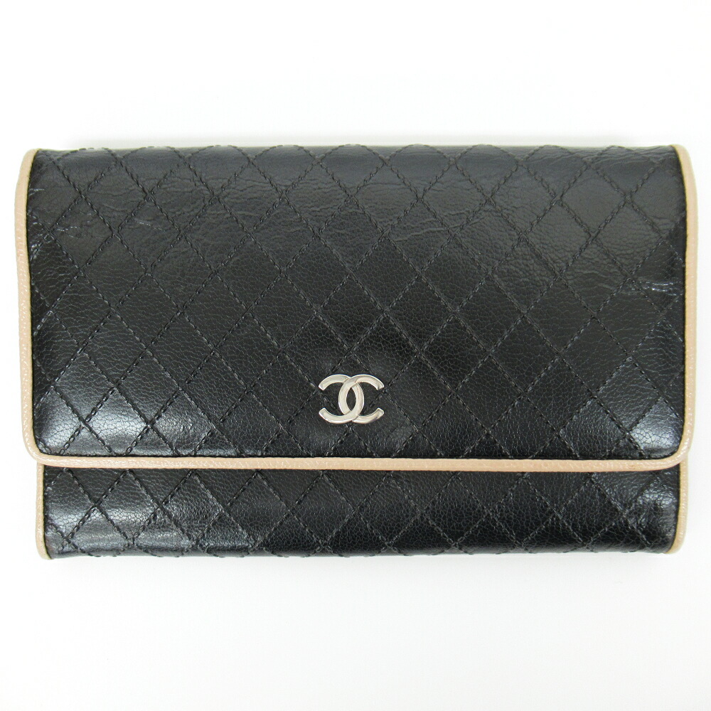 トップ メンズ レディース ＣＨＡＮＥＬ シャネル ピコローレ 二つ折り長財布 vati.com.br