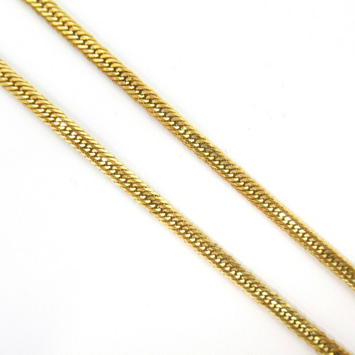 【中古】 　喜平　10Tネックレス 　Ｋ18　ゴールド　金 　10面　トリプル 　約１１．４ｇ　約４５ｃｍ 　喜平ネックレス 【楽ギフ_包装選択】
