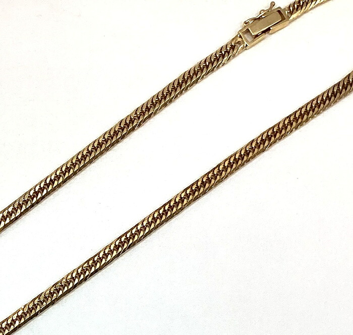 【中古】 　喜平　８Tネックレス 　Ｋ１８　ゴールド　金 　８面　トリプル 　約１７．９ｇ　約４０ｃｍ 　喜平ネックレス 【楽ギフ_包装選択】