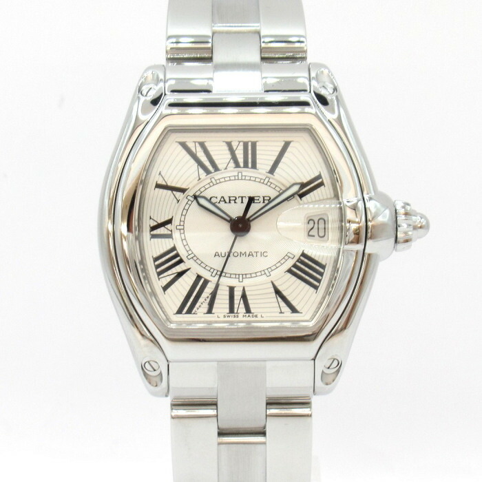 メンズ レディース時計【中古】 CARTIER カルティエ ロードスターLM W62025V3 自動巻き 仕上げ済み オーバーホール済み【楽ギフ_包装選択】|質屋かんてい局上尾駅前店