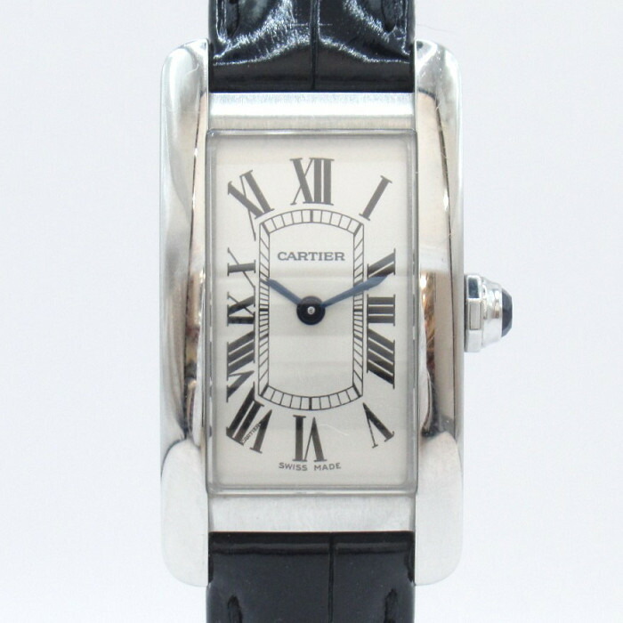 超美品 Cartier カルティエ 腕時計 ベルト 19㎜ ホワイト 楽天市場】カルティエ 時計 レディース タンクアメリカン SM