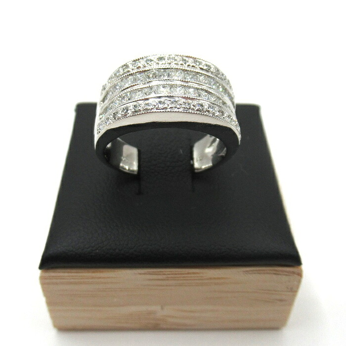 【中古】 　ダイヤリング 　Pt900　D1.17ct 　プラチナ 　約13.5号 　指輪 【楽ギフ_包装選択】