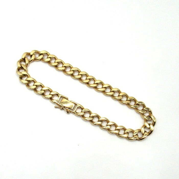 中古　ジュエリーマキ　K18 デザイン　ブレスレット　約3.88g 19cm ジュエリーマキ K18 ブレスレット 刻印 - メルカリ