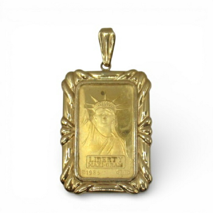 楽天市場】スイスクレジット 20g インゴット ペンダントトップ K24 K18