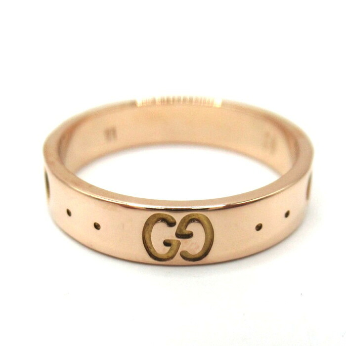 レディース【中古】　GUCCI　グッチ　アイコンアモールハートリング　ピンクゴールド　K18PG　約#11(約10.5号）　ハート　指輪【楽ギフ_包装選択】｜質屋かんてい局上尾駅前店