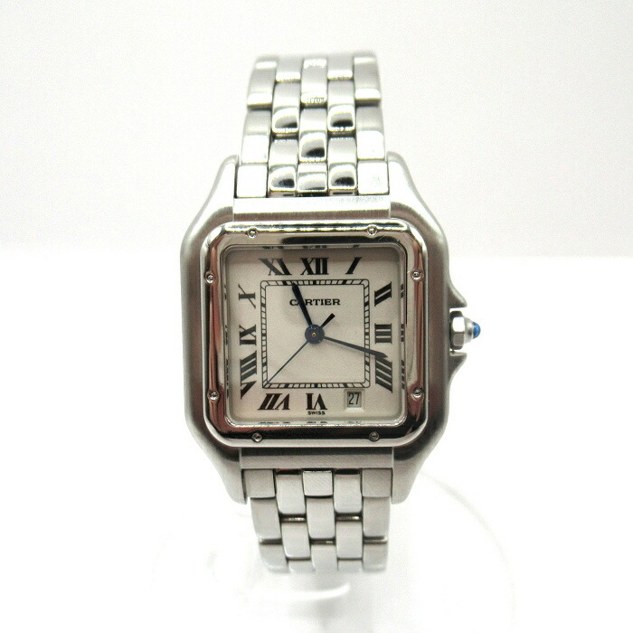 レディース時計【中古】 ＣＡＲＴＩＥＲ カルティエ パンテール MM W２５０５４P５ クォーツ 腕時計【楽ギフ_包装選択】