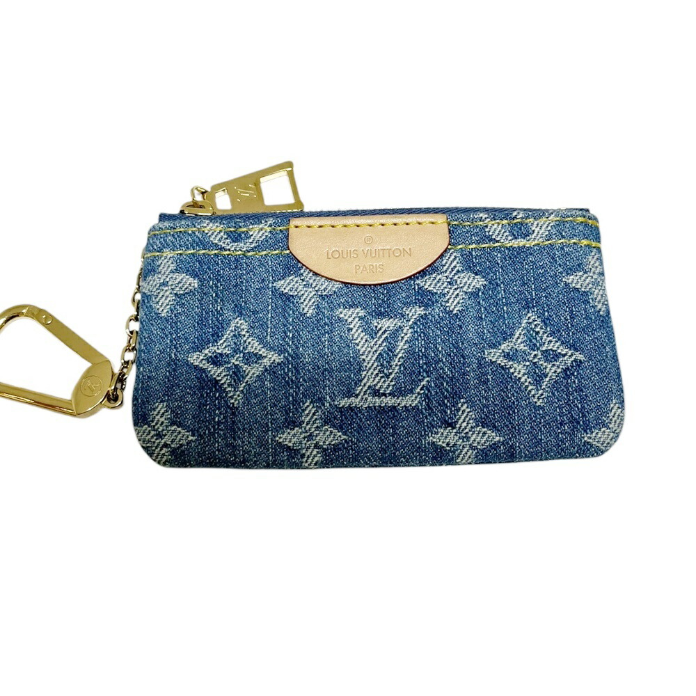 最終値下げ【廃盤】Louis Vuitton デニムポシェットクレ　コインケース 楽天市場】【新品】 ルイヴィトン コインケース キーリング付