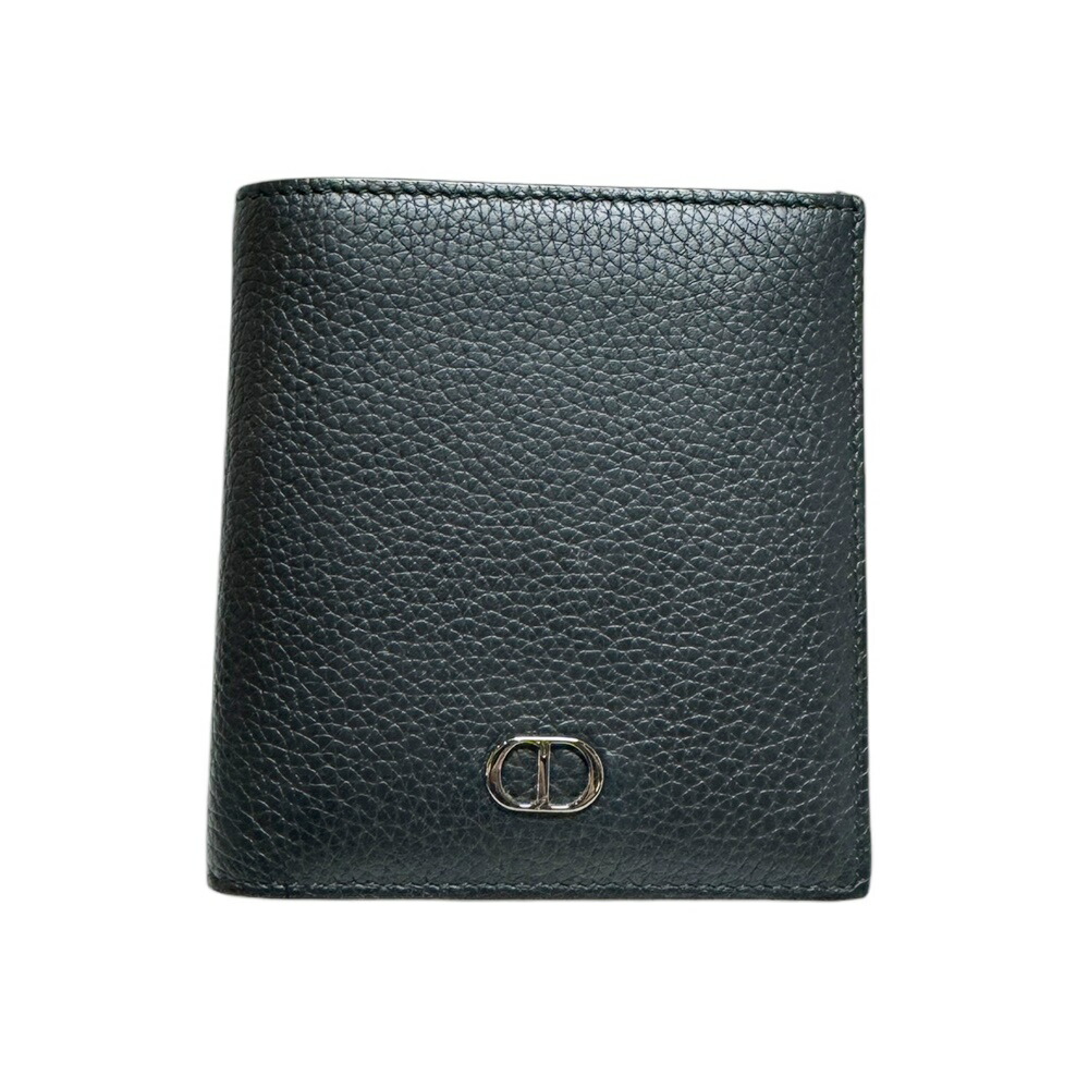 美品 Dior クリスチャンディオール レザー ミニ財布 二つ折り財布 Christian Dior ディオール 二つ折り財布 S0178ONMJ LADY DIOR