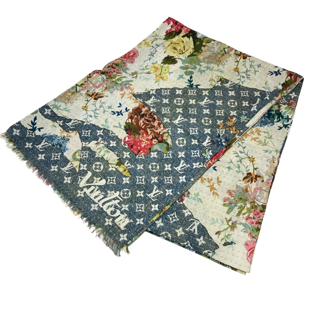【楽天市場】【中古】LOUIS VUITTON ルイ・ヴィトンエトール・モノグラム タペストリー MP3401 マフラー エシャルプ 防寒具 ...