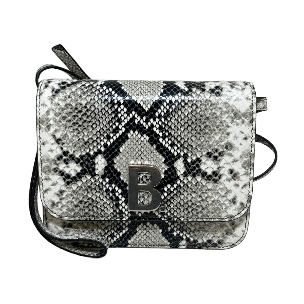 BALENCIAGA【バレンシアガ】618166 パイソン柄 ショルダーバッグ ホワイト/ブラック パイソン 鞄 かばん レディース【中古】USED-SA 質屋 かんてい局 加古川店 A22-1936 007｜質屋かんてい局 加古川店