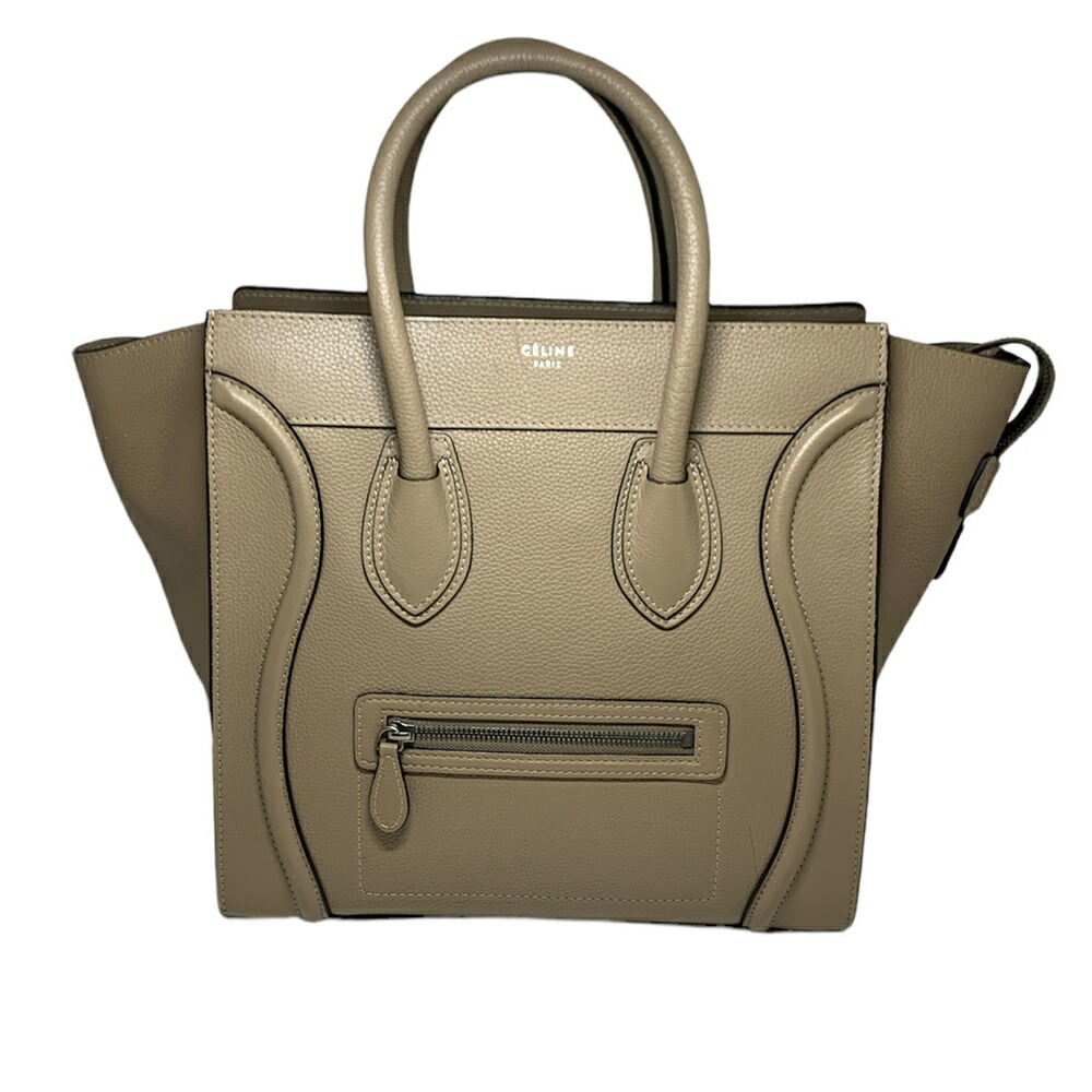 楽天市場】CELINE セリーヌ ラゲージミニショッパー ベージュ