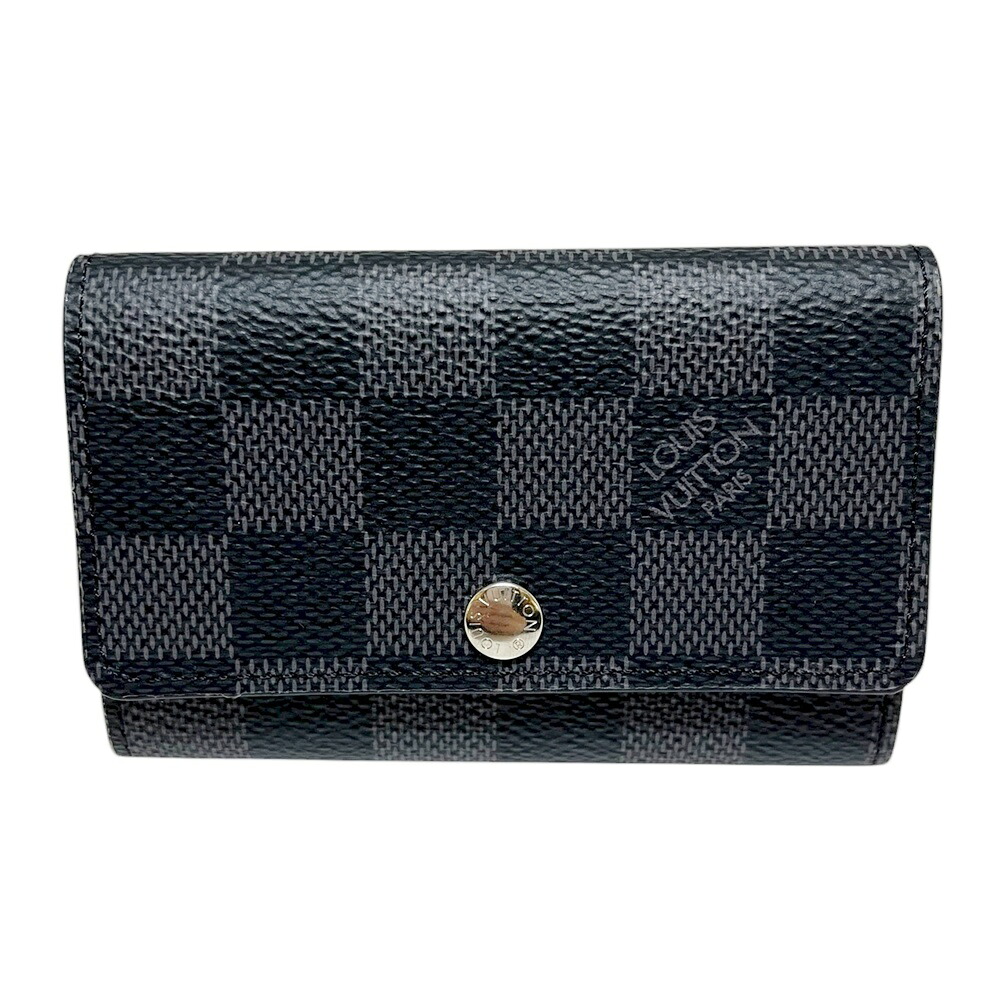LOUIS VUITTON【ルイヴィトン】N62662 ミュルティクレ6 ダミエ・グラフィット ブラック キーケース カギ 【中古】 USED-S 質屋 かんてい局 加古川店 A25-2477 008 22,960円