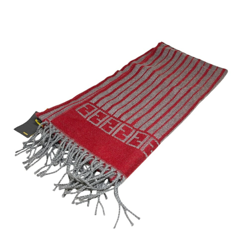 楽天市場】FENDI フェンディ FF柄ストライプマフラー ウール100