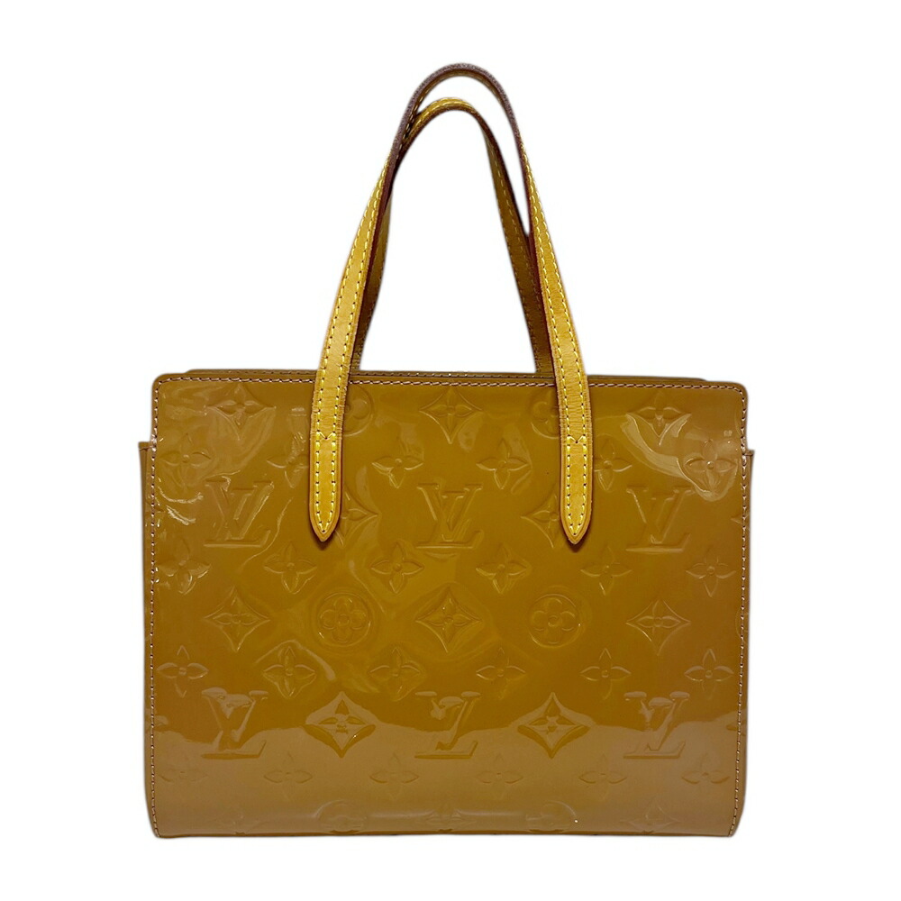 LOUIS VUITTON【ルイヴィトン】M90015 カタリーナBB モノグラムヴェルニ イエロー系 ハンドバッグ 鞄 かばん レディース【中古】USED-AB 質屋 かんてい局 加古川店 A26-0160 004
