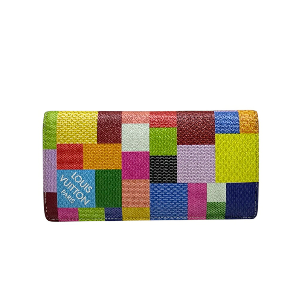 LOUIS VUITTON【ルイヴィトン】N60457 ダミエ・グラフィット3D ポルトフォイユ・ブラザNM マルチ色合い/黒いこと 2つ折り札入れ 長札入れ ロングウォレット 札入れ ウォレット メンズ レディース【中古】USED-B 一六銀行 かんてい局 加古川店 A26-0164 004 メンズ財布-財布・ケース-バッグ・小物・ブランド雑貨