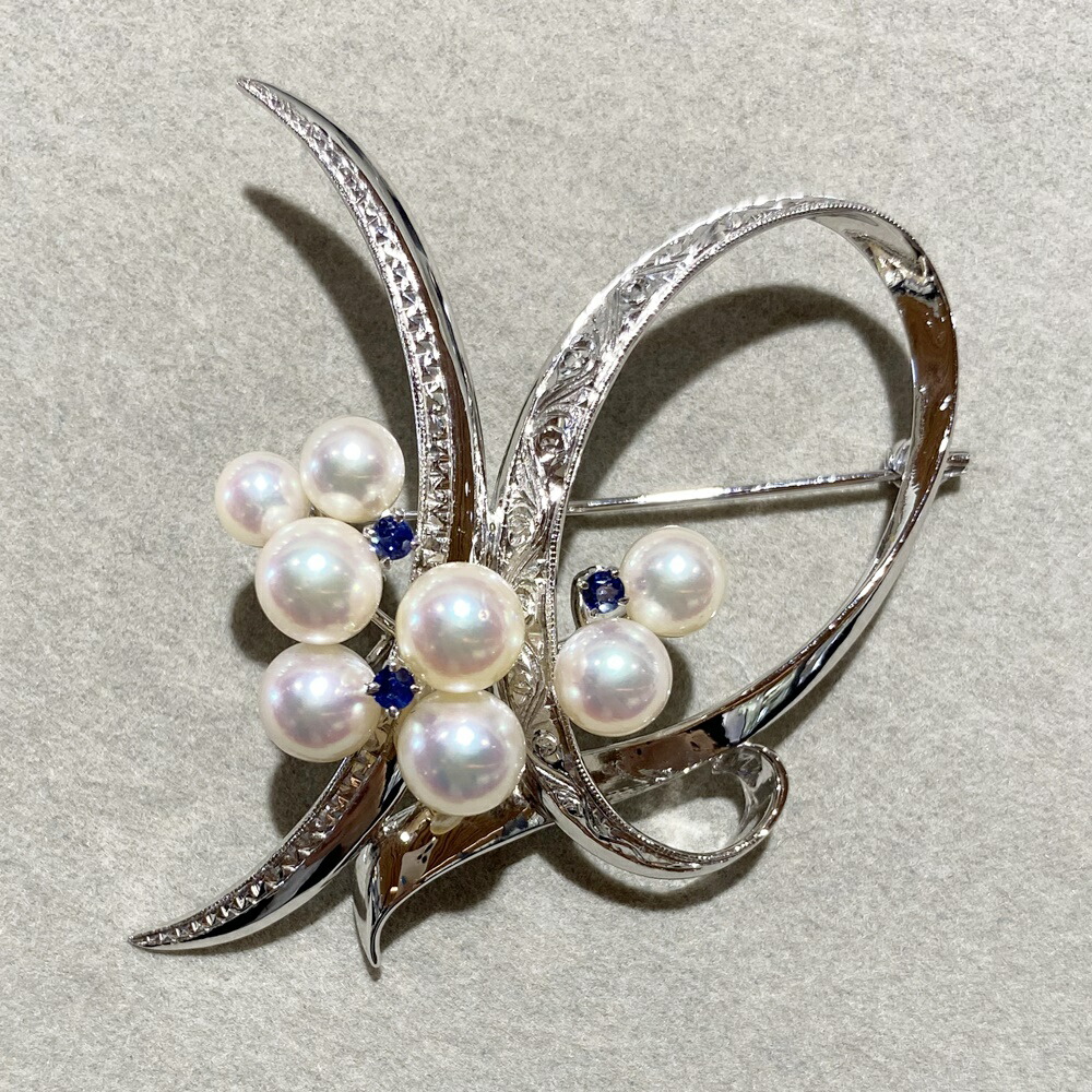 楽天市場】TASAKI 【田崎真珠】ブローチ K18 パール 真珠 ゴールド