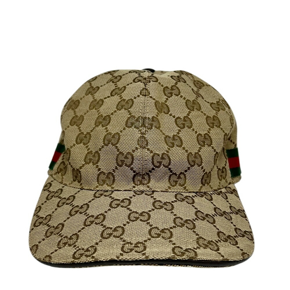 【美品】GUCCI グッチ　キャップ　帽子　GG柄スプリーム　シェリーライン　L 楽天市場】GUCCI【グッチ】200035 601491 ベースボールキャップ