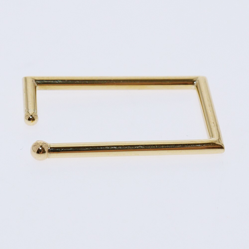 【新品】K18イヤーカフH1.8cm/W1.2cm イエローゴールド アクセサリー ジュエリー 18金 750 質屋 かんてい局加古川店 A24-0283 001|質屋かんてい局 加古川店