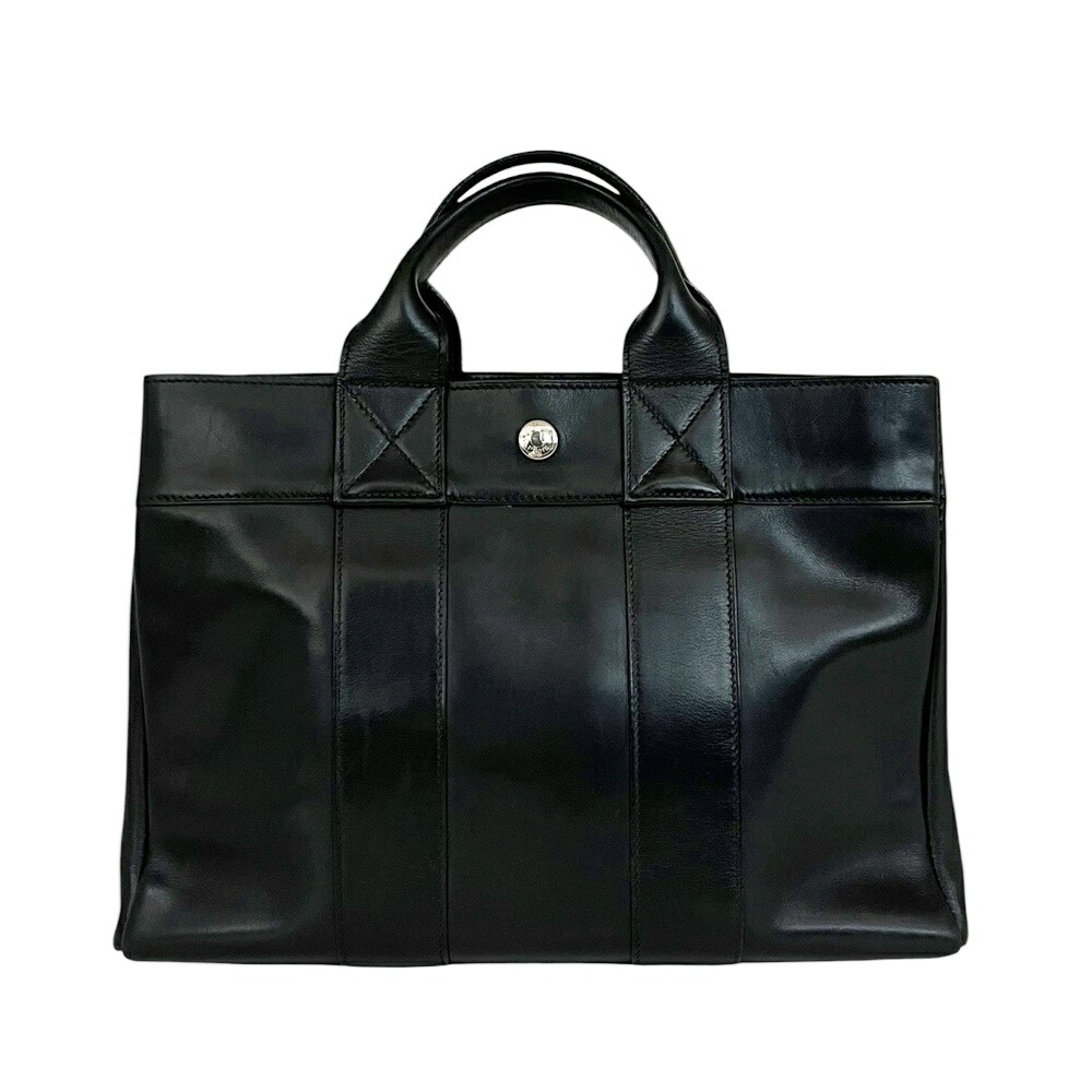 エルメス HERMES フールトゥPM オールレザー　ブラック　黒　E刻印 楽天市場】【中古】エルメス フールトゥPM トートバッグ