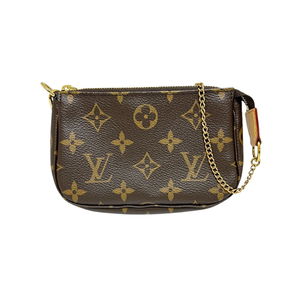 LOUIS VUITTON【ルイヴィトン】M58009 ミニポシェット・アクセソワール ポーチ ハンドバッグ モノグラム ブラウン レディース【中古】 USED-SA 質屋 かんてい局 加古川店 A25-0303 006