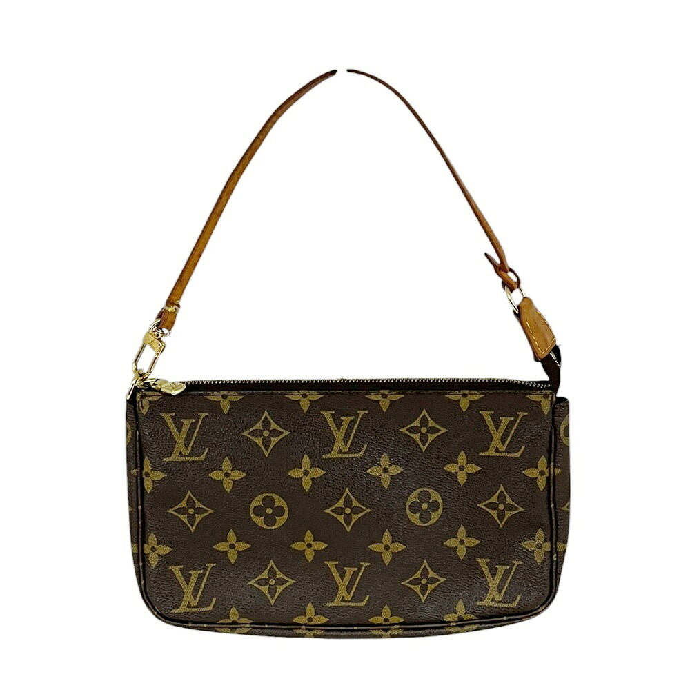 LOUIS VUITTON【ルイヴィトン】M51980 ポシェット アクセソワール 旧型 モノグラム モノグラムキャンバス ブラウン ハンドバッグ バッグ 鞄 かばん レディース【中古】USED-B 質屋 かんてい局 加古川店 A26-1523 004|質屋かんてい局 加古川店