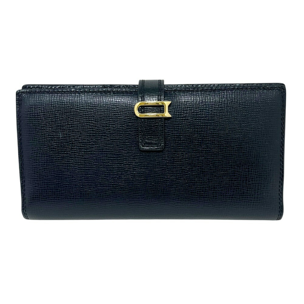 DELVAUX【デルヴォー】AB0650BOB099ZDO レ薬局衡オンス ロング ウォレット カーフスキン 黒いこと 金入れ 長金入れ 【中古】 USED-AB 一六銀行 かんてい局 加古川店 A26-0363 008