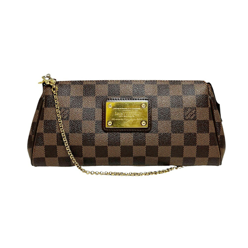 LOUIS VUITTON【ルイヴィトン】N55213 エヴァ ダミエ エベヌ ショルダーバッグ ハンドバック 2way御徒面子 鞄 かばん レディース【中古】 USED-B 一六銀行 かんてい局 加古川店 A26-0633 004