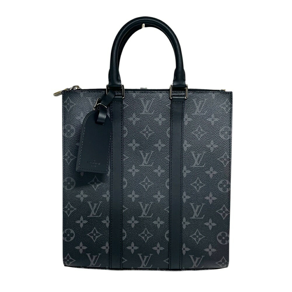 LOUIS VUITTON【ルイヴィトン】M46456 サックプラ・クロス モノグラム モノグラム・エクリプス ブラック シルバー金具 トートバッグ ハンドバッグ 鞄 かばん メンズ レディース【中古】USED-A 質屋 かんてい局 加古川店 A26-0641 004 147,400円