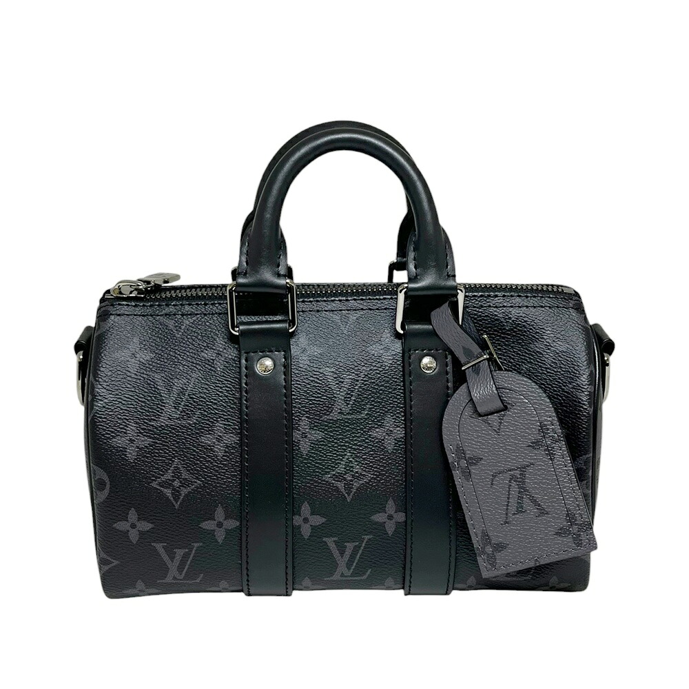 LOUIS VUITTON【ルイヴィトン】M46271 キーポルバンドリエール25 モノグラム・エクリプス 黒いこと/薄墨色 ハンドバック ショルダーバッグ かばん 鞄 メンズ【中古】USED-S 一六銀行 かんてい局 加古川店 A26-0994 004