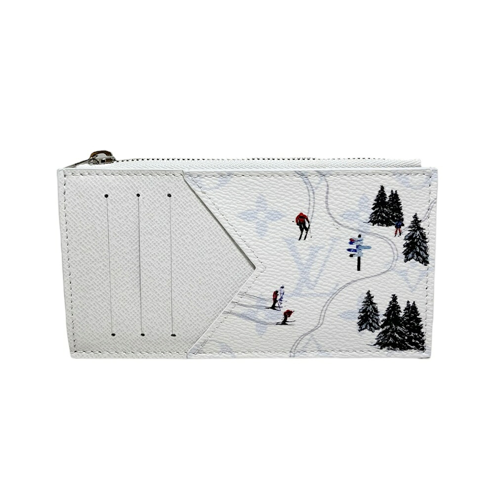 LOUIS VUITTON【ルイ・ヴィトン】M29507 【日本制限事項】鋳貨歌留多・保持者 モノグラム・運動競技＆余暇 スキーの板白いこと/しろがね色金具 歌留多保持者 歌留多容れもの コインケース 小物 レディース メンズ【中古】USED-SS 一六銀行 かんてい局 加古川店 A26-1121 004