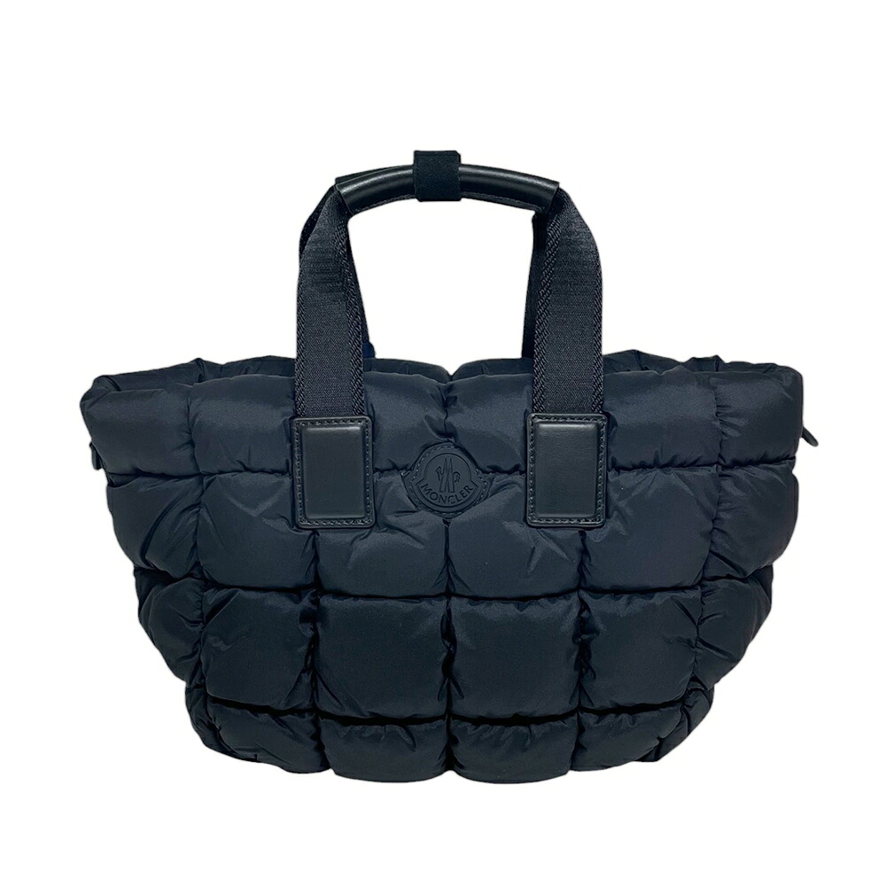 MONCLER【モンクレール】国内正規品 Mini Caradoc トートバッグ ブラック K109B5D00009 M5987 ハンドバッグ ショルダーバッグ 2Wayバッグ 鞄 かばん レディース メンズ ユニセックス【中古】USED-SS 質屋 かんてい局 加古川店 A26-1200 004｜質屋かんてい局 加古川店