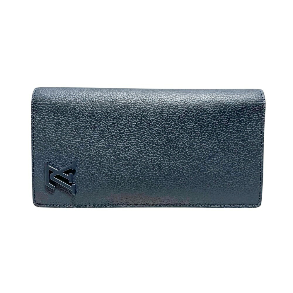 LOUIS VUITTON【ルイヴィトン】 M69980 ポルトフォイユ・ブラザ NM アエログラム グレインレザー 2つ折り財布 長財布 ロングウォレット 財布 ウォレット レディース メンズ【中古】USED-B 質屋 かんてい局 加古川店 A24-2538 006