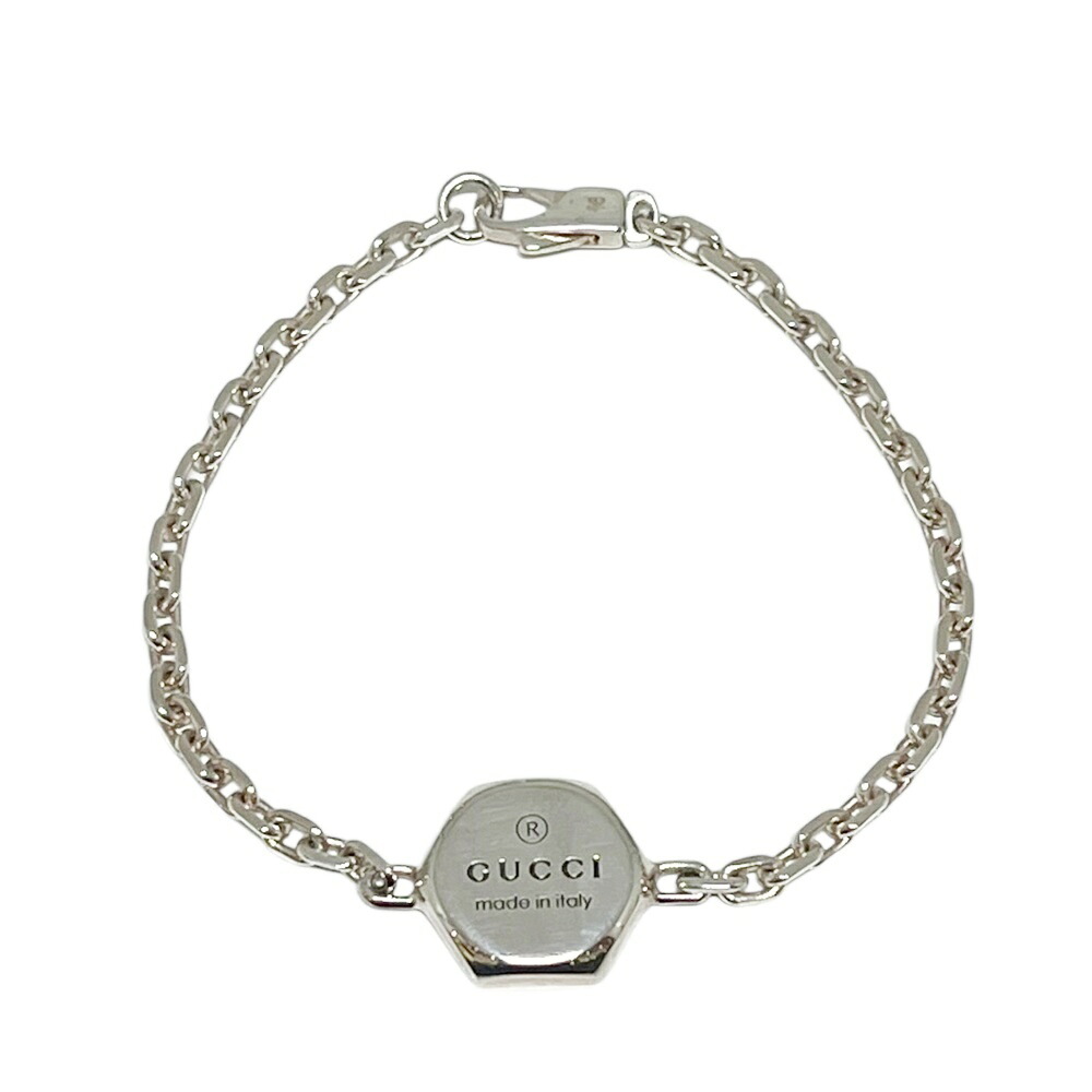 GUCCI【グッチ】トレードマーク チェーンブレスレット Ag925 シルバー 16サイズ ジュエリー アクセサリー レディース メンズ【中古】USED-B 質屋 かんてい局 加古川店 A25-2683 004