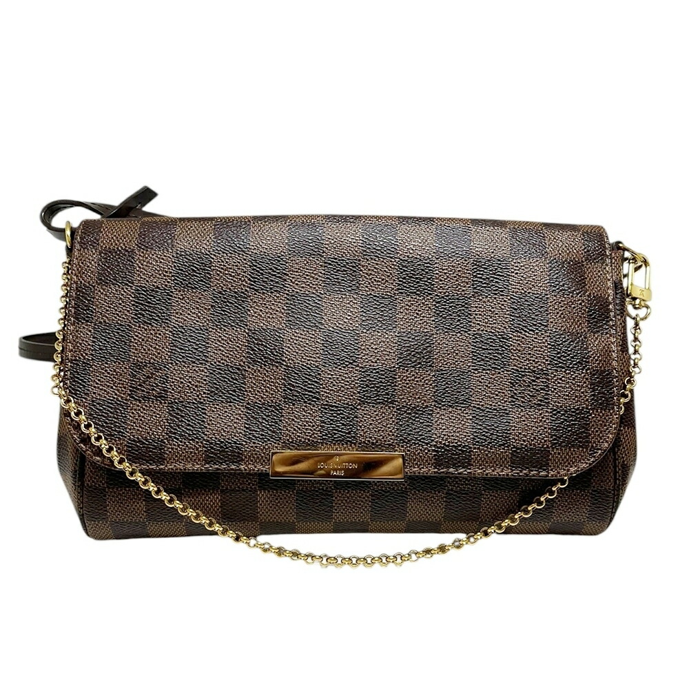LOUIS VUITTON【ルイヴィトン】N41129 フェイボリットMM ダミエ エベヌ ショルダーバッグ ハンドバッグ 鞄 かばん レディース【中古】USED-AB 質屋 かんてい局 加古川店 A26-0023 004