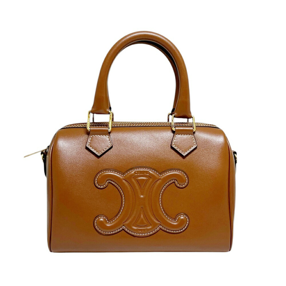 楽天市場】CELINE セリーヌ/スモールミニボストン/2way/スムースカーフ