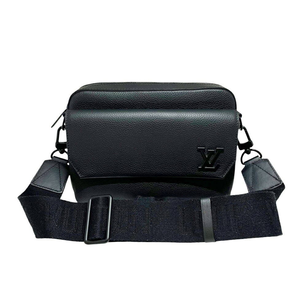 LOUIS VUITTON【ルイヴィトン】M22482 ファストライン・メッセンジャー カウハイドレザー ブラック ショルダーバッグ 鞄 かばん メンズ レディース【中古】USED-A 質屋 かんてい局 加古川店 A26-0361 004
